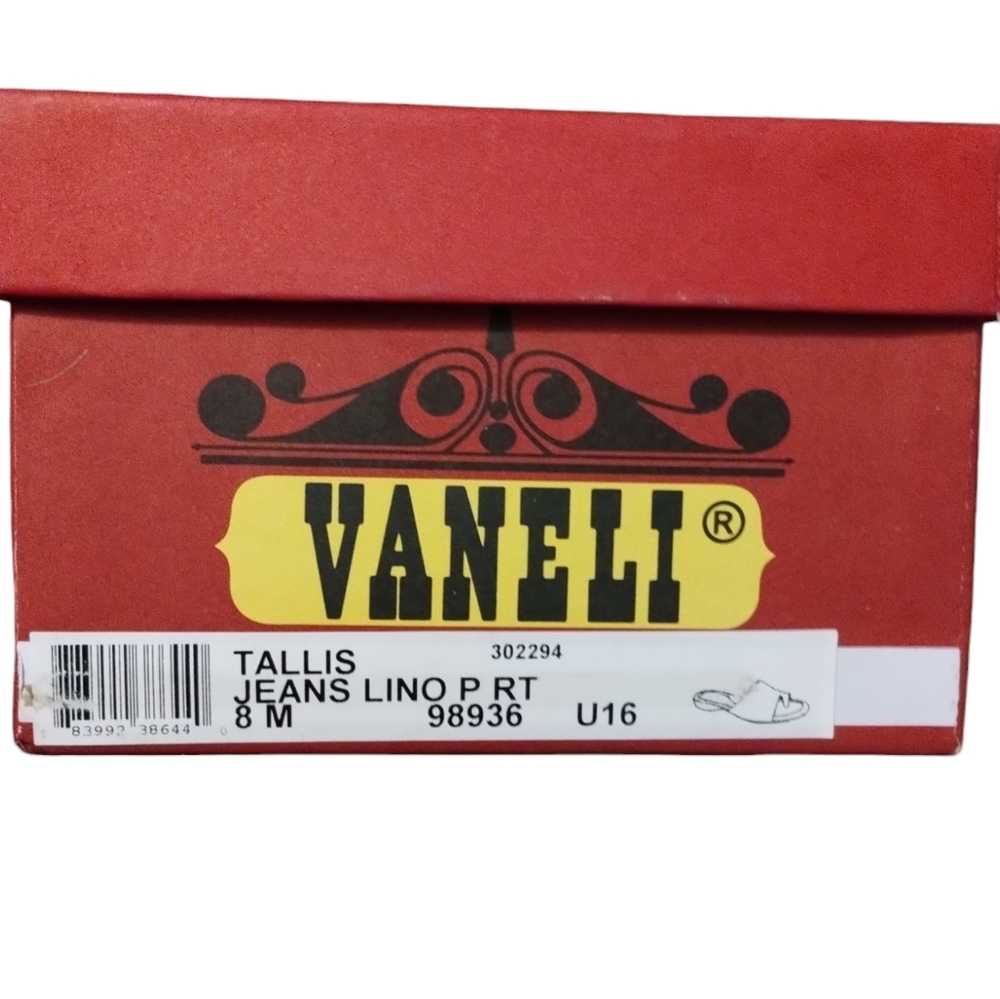 VANELI Tallis JEANS Denim Leather Sandal, NIB - Picture 4 of 10